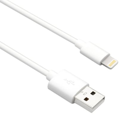 Axiom Axiom Lightning To Usb-A M/M Adapter Cable - White 6Ft LGMUSBAMW06-AX